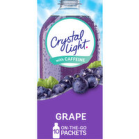 Crystal Light Grape Naturally Flavored Powdered Drink Mix with Caffeine