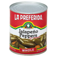 La Preferida Jalapeno Peppers, Hot, Marinated, Whole, 26 Ounce