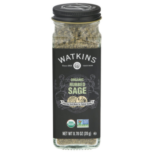 Watkins Sage, Organic, Rubbed
