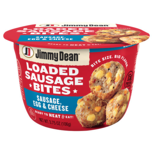 Jimmy Dean Jimmy Dean Loaded Sausage Bites Sausage Egg and Cheese, single serve