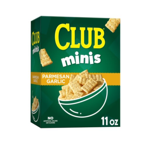 Club Mini Crackers, Parmesan Garlic