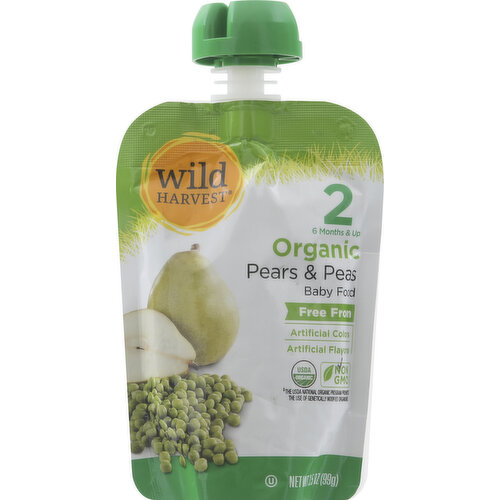 No artificial flavors. Organic. USDA Organic. Certified organic by ecocert S.A. Gluten free. Non GMO (The USDA national organic program prohibits the use of genetically modified organization). Free from artificial colors. www.mywildharvest.com. To learn more about Wild Harvest products, please visit www.mywildharvest.com. Packaging produced without intentionally added bisphenol-A (BPA). Product of Chile.