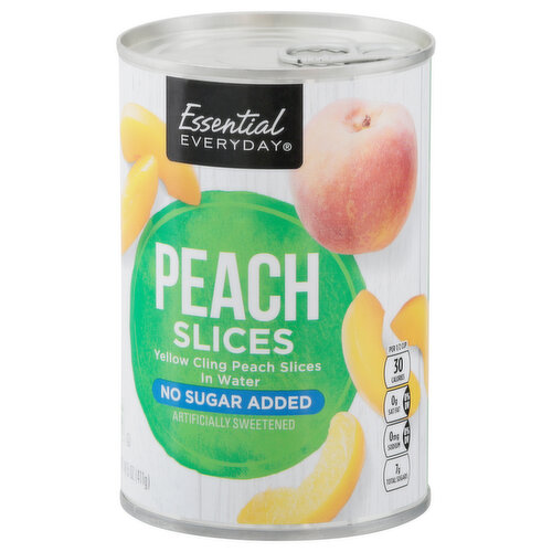 Essential Everyday Peach Slices, No Sugar Added