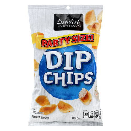 Essential Everyday Corn Chips, Dip Chips, Party Size