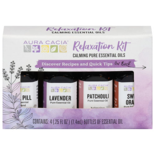 Aura Cacia Essential Oils Kit, Relaxation