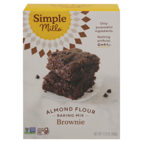 Simple Mills Baking Mix, Brownie, Almond Flour