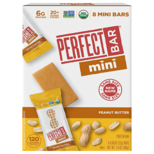 Perfect Bar Protein Bar, Peanut Butter, Mini