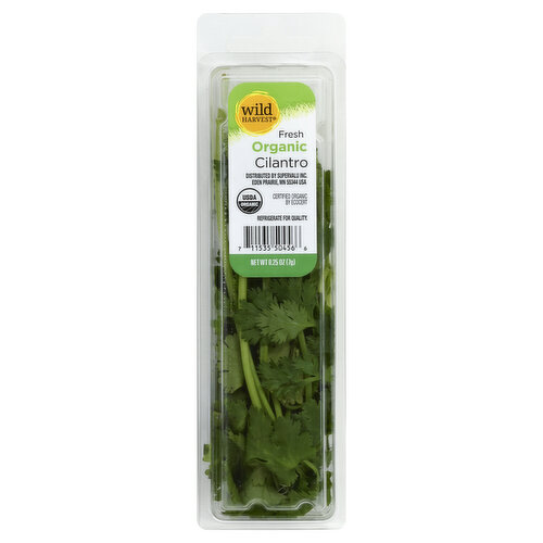 USDA organic. Certified organic by Ecocert.