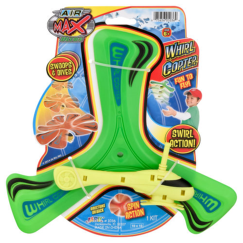 Airmax Ultra Whirl Copter, Age 6+