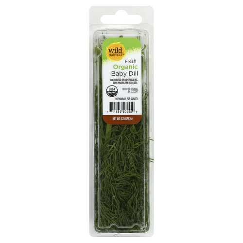 USDA organic. Certified organic by Ecocert.