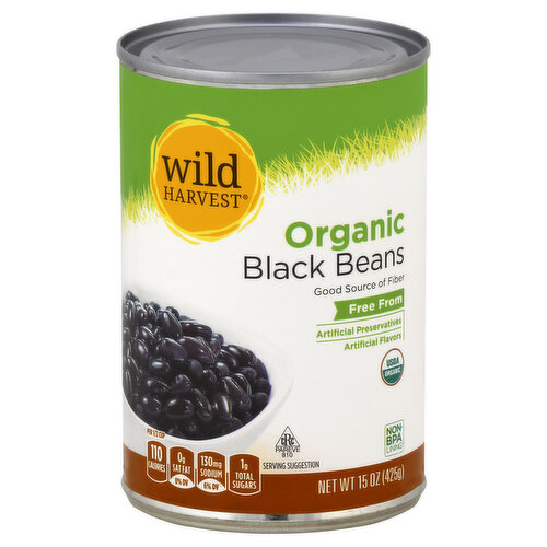 Wild Harvest Black Beans, Organic