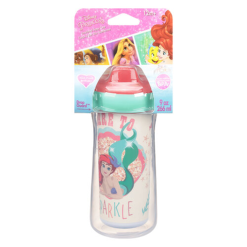 Tomy Sippy Cup, Insulated, Disney Princess, 9 Ounce, 12m+