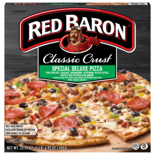 Red Baron Pizza, Classic Crust, Special Deluxe