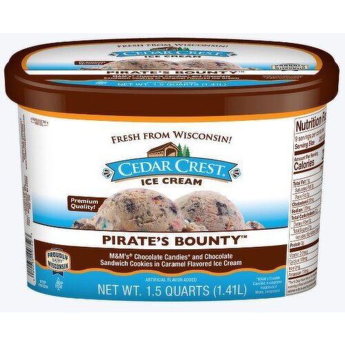 Cedar Crest Pirates Bounty Ice Cream