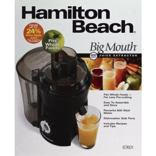 Hamilton Beach Big Mouth Juice Extractor - Black 67601