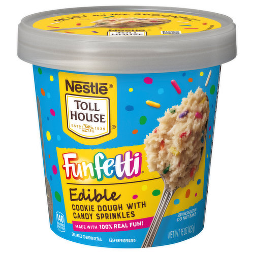 Toll House Funfetti Cookie Dough, Edible