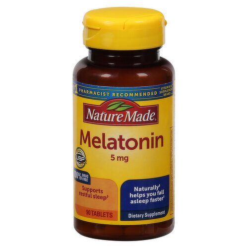 Nature Made Melatonin, 5 mg, Tablets