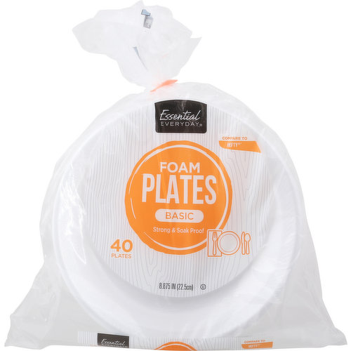 Hefty Plates, Soak Proof, 8.875 Inch