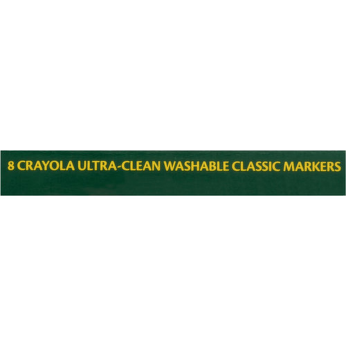 Crayola Washable Markers, Ultra-Clean, Classic Colors