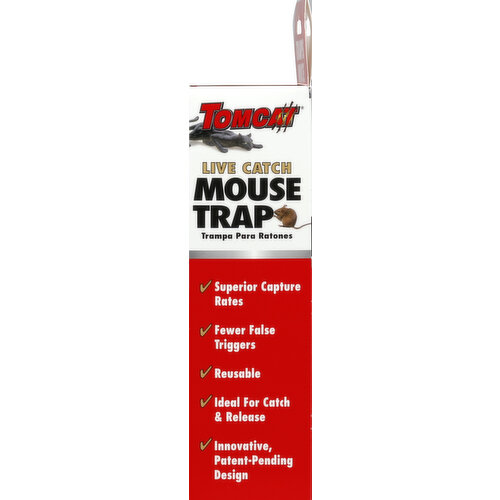 TomCat Live Catch Mouse Trap Plastic