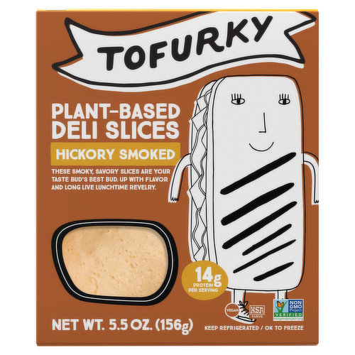 Tofurky Deli Slices, Plant-Based, Hickroy Smoked