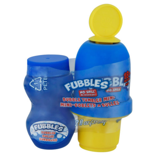 Fubbles Bubble Tumbler, Mini, No-Spill - 2 fl oz