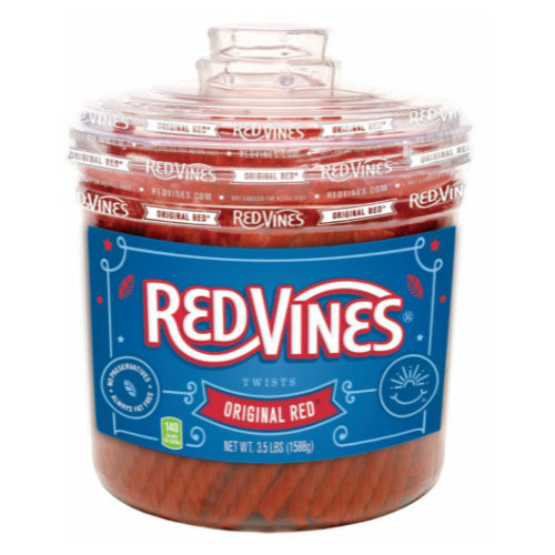 Red Vines Red Licorice Twists Jar