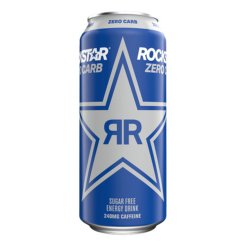 Rockstar Energy Drink, Sugar Free, Zero Carb