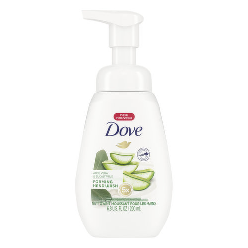 Dove Hand Wash, Foaming, Aloe Vera & Eucalyptus