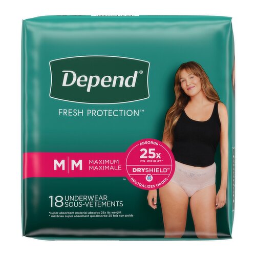 Diaper Pants  Depend Protect Plus Absorbent