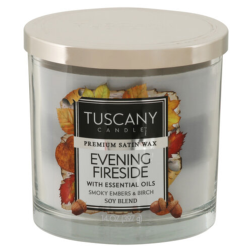 Tuscany Candle Candle, Evening Fireside