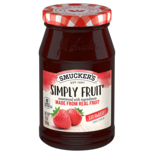 Smucker's Simply Fruit Fruit Spread, Strawberry