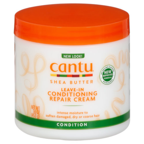 Cantu Conditioning Repair Cream, Leave-In, Shea Butter