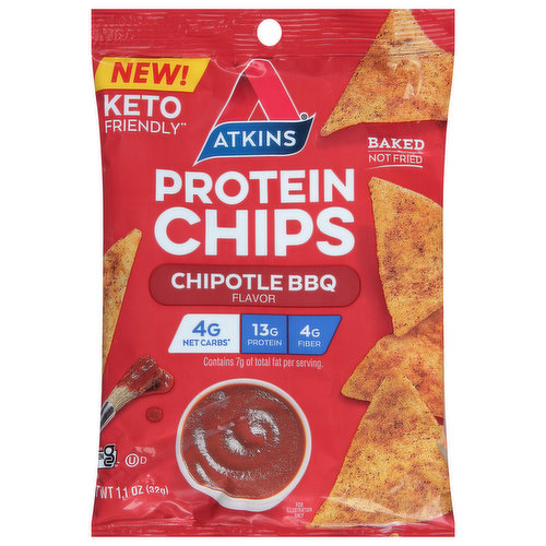 Atkins Protein Chips, Chipotle BBQ Flavor