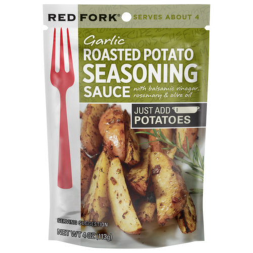 Red Fork Seasoning Sauce, Garlic Roasted Potato