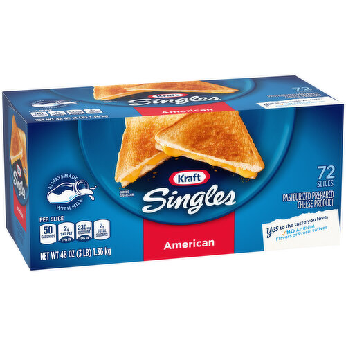 Kraft American Sliced Cheese Case