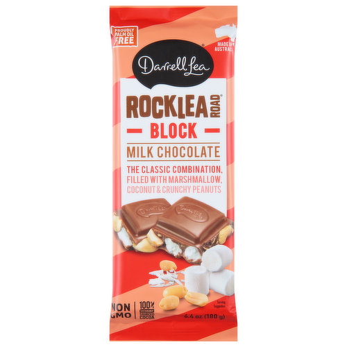 Darrell Lea Milk Chocolate, Block, Rocklea Road