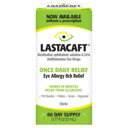 Lastacaft Eye Allergy Itch Relief