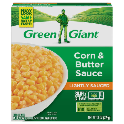 Green Giant Corn & Butter Sauce, Lightly Sauced