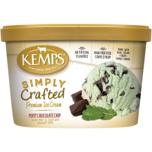 Since 1914. Making high quality ice cream is our craft - we start with fresh cream and churn it with the best ingredients, Our Kemps Simply Crafted Ice Cream is so rich and creamy, your family will love every spoonful. Real. Manufactured at plant stamped on carton. Real. Good Comes Around: At Kemps, we are committed to giving back to our local communities. A portion of profits Simply Crafted Ice Cream will co back to local families in need. See how at www.kemps.com.