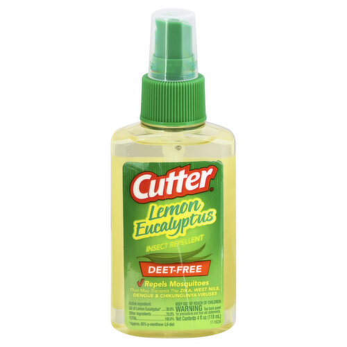 Cutter Insect Repellent, Lemon Eucalyptus