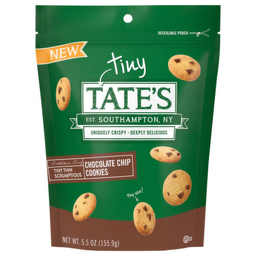 Tate's Cookies, Chocolate Chip, Tiny