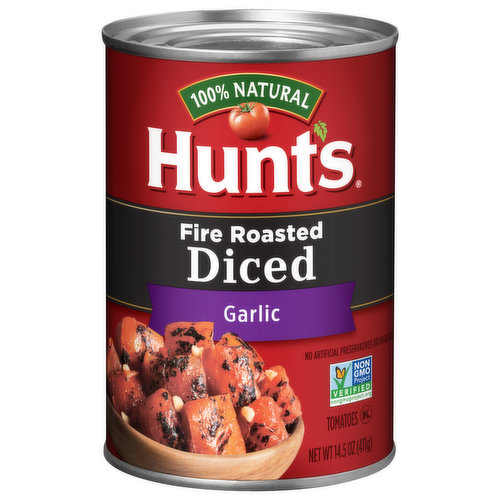 Hunt's Fire Roasted Diced Tomatoes with Garlic