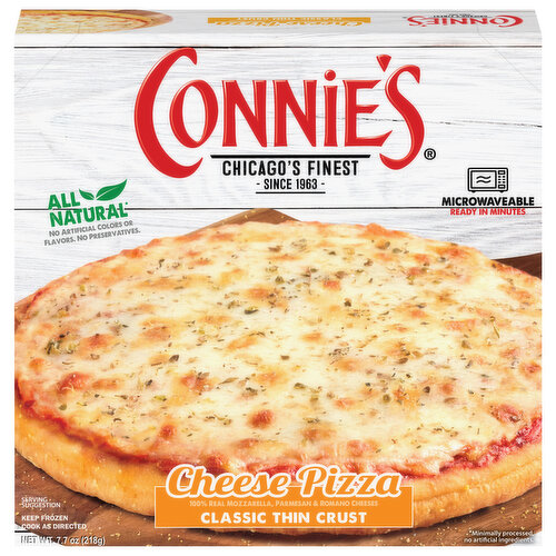 Connie's Pizza, Classic, Thin Crust, Cheese