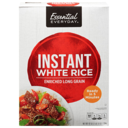 Essential Everyday White Rice, Instant, Enriched Long Grain