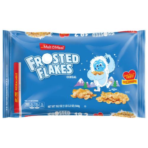 Malt O Meal Cereal, Frosted Flakes, Regular Size