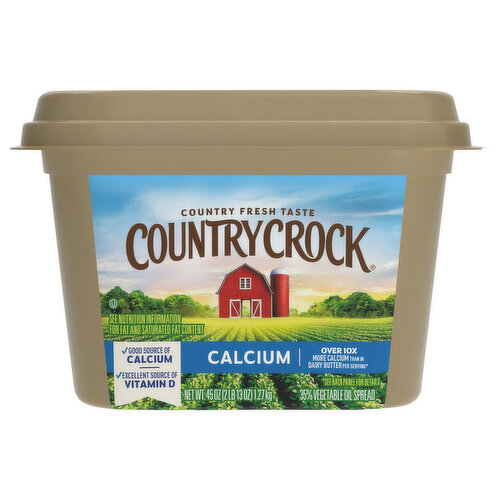 Country Crock 35% Vegetable Oil Spread, Calcium