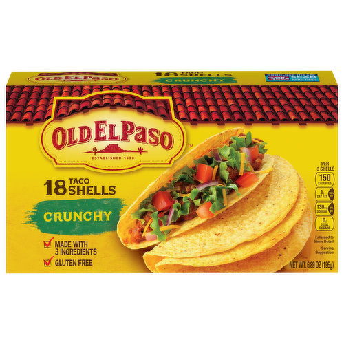 Old El Paso Taco Shells, Crunchy