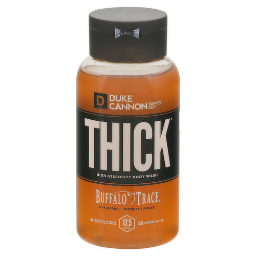 Duke Cannon Supply Co. Thick Body Wash, High-Viscosity, Buffalo Trace