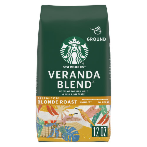 Starbucks Ground Coffee, Veranda Blend Blonde Roast